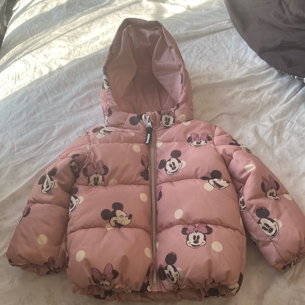 Minnie & Mickey Puffer Coat